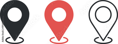 Location pins for delivery tracking