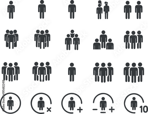 User refresh and count status icons