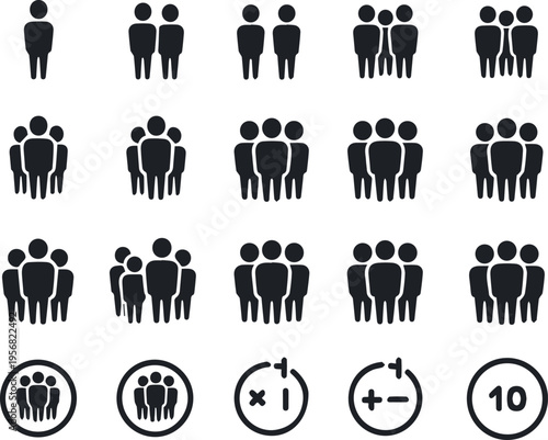 User add and remove action icons