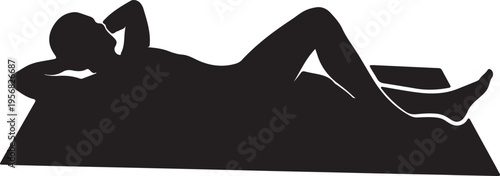 Coastline Chronicles, Barefoot Days Silhouette Series, Modern Nautical Vector Set, Seaside Minimalist Graphics