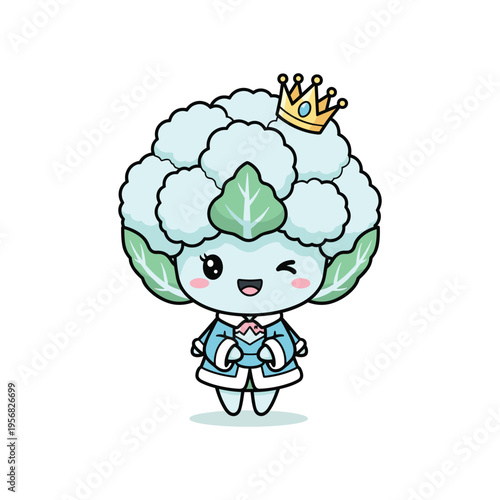 Cauliflower Royalty Character Commercial Asset