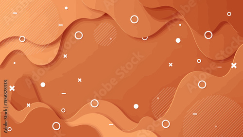 A hand-drawn social media doodle sketch background illustration depicts a lively scene.