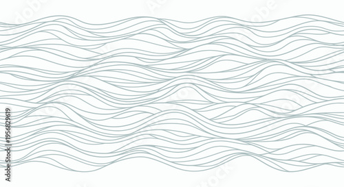 Wavy lines in green and white.