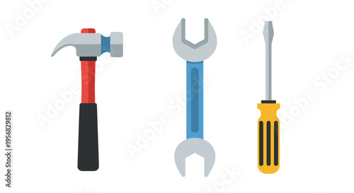 Hammer Wrench Screwdriver Tool Set.