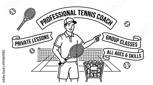 Professional Tennis Coach Advertising Services