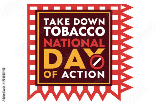 National Tobacco-Free Day Vector Illustration, Quit Smoking Awareness Design