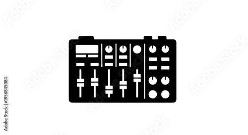 Audio Mixer Control Panel Device Equipment.