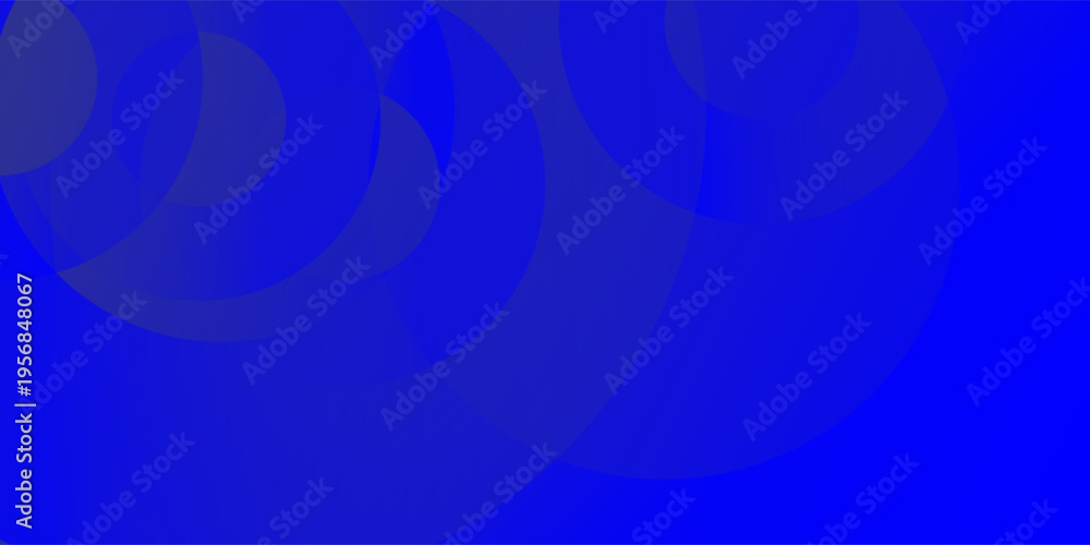 Obraz premium Blue gradient abstract circle shape background vector design