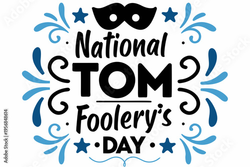 Tom Foolery’s Day Celebration Vector, Fun and Mischief Concept Illustration