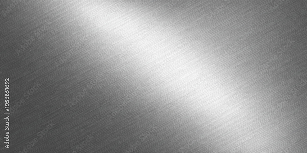 Obraz premium Abstract polished metal texture with diagonal pattern reflecting light.
