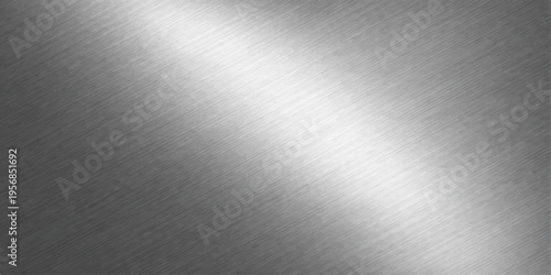 Abstract polished metal texture with diagonal pattern reflecting light.