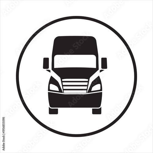 Truck icon front view
