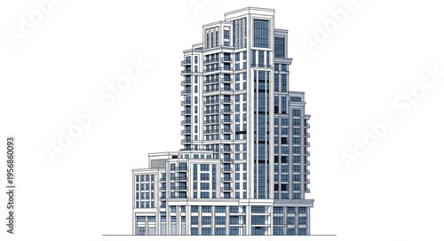 modern building in hong kong