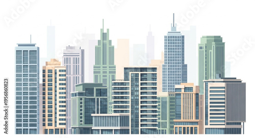 modern city skyline