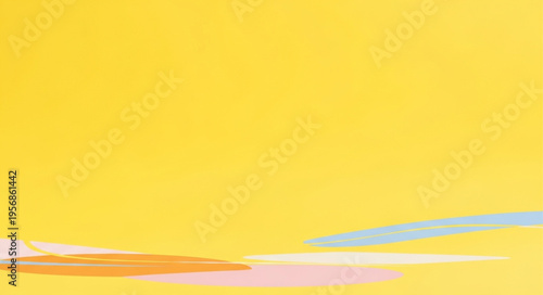 Sunset over white sand beach.