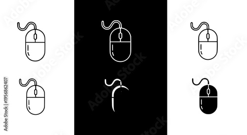 Simple Computer Mouse Icons