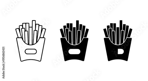 Simple French Fries Design