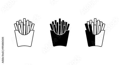 Simple French Fries Design