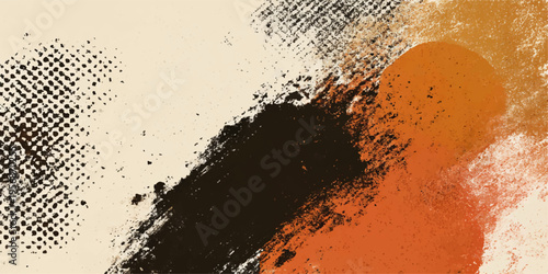 Abstract an intriguing abstract artwork, showcasing a blend of textures, colors, and patterns. featuring striking contrast, artistic expression, and a visually appealing composition.