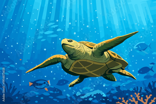 Sea turtles have been navigating the world's oceans for millions of years