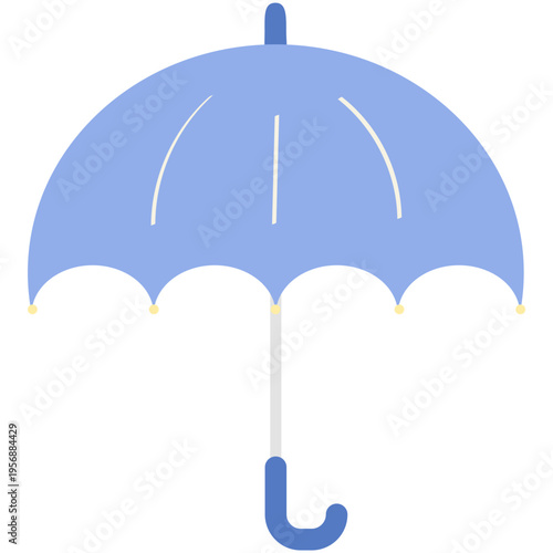 シンプルな傘のイラスト｜雨・天気・梅雨・防水・生活用品のベクターイラスト