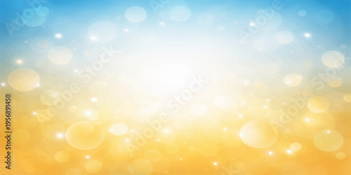 Abstract a radiant and dreamy bokeh background, where the vibrant gradient of color creates an ethereal atmosphere. Capturing a sense of lightness, joy, and serene beauty.