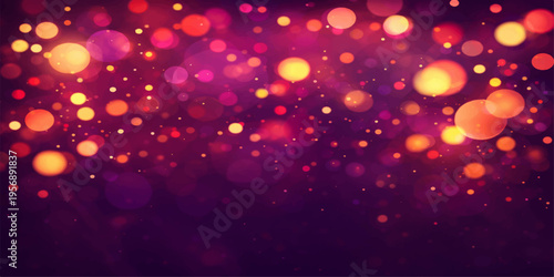 Abstract an immersive background with a symphony of radiant bokeh lights, creating a captivating display of luminosity and depth.