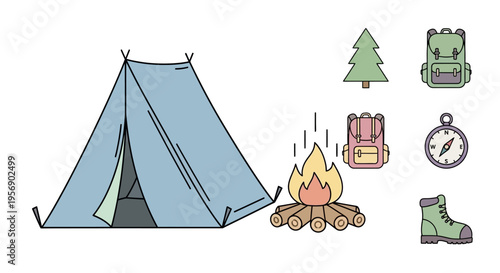 Camping gear and outdoor recreation equipment.