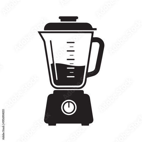 Minimalist Blender Icon Illustration Kitchen Appliance Graphic Design