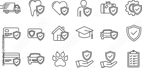 Contact communication icon set mixed line and solid vector collection for web mobile app interface customer support and connectivity design