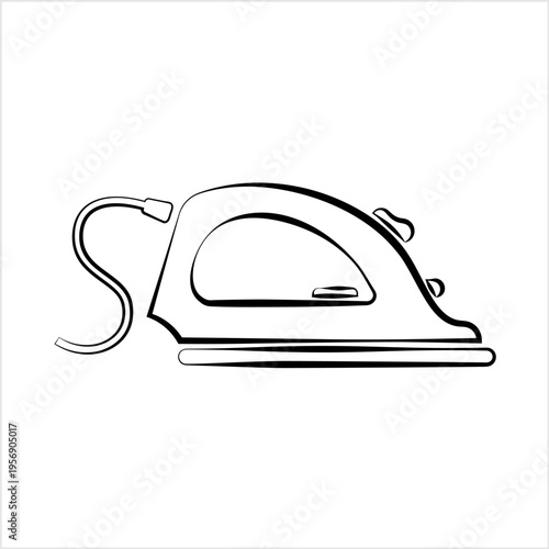 Clothing Iron Icon Design