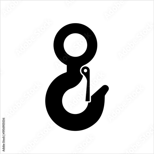 Crane Hook Icon, Tow Hook