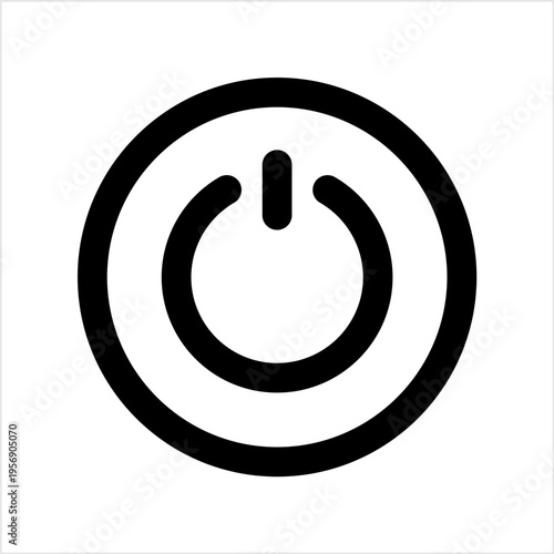 Power On / Off Switch Icon Design, Sign / Symbol