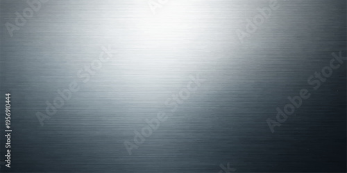 High-resolution industrial wallpaper featuring a shiny silver brushed metal texture with a stainless steel plate pattern and metallic chrome reflections on a grey aluminum surface material backdrop