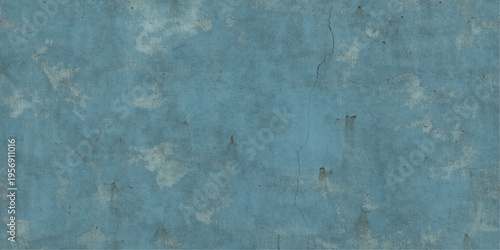 A close-up view of textured blue surface showcases an artistic, weathered background.