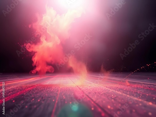 Vivid chalkdust trails bloom across a vast, pulsating void, drawing the viewer into an infinite canvas of unwritten potential,  bokeh,  artistic