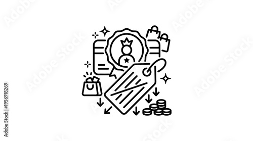 Loyalty Program and Rewards Icon