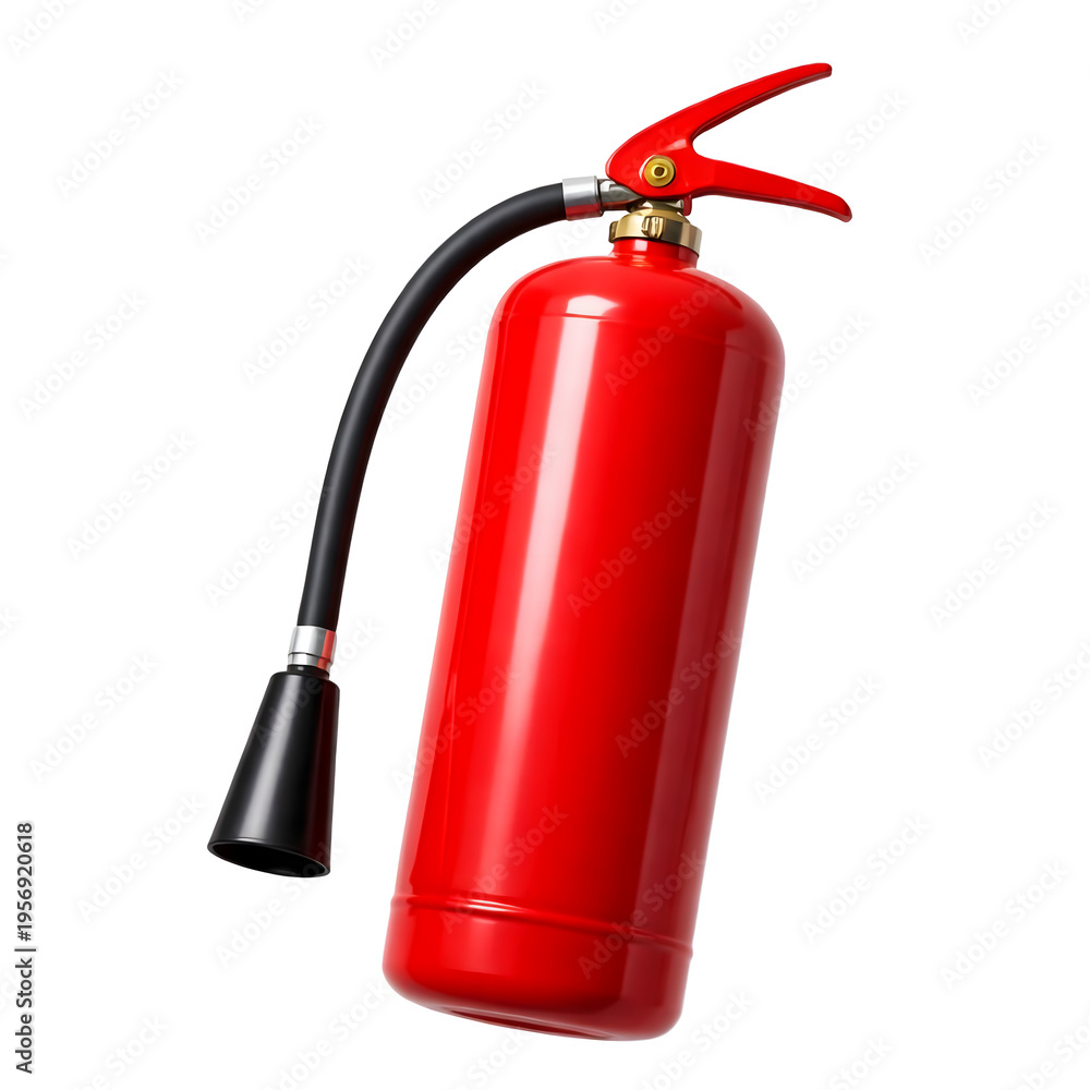Obraz premium Red Fire Extinguisher Safety Equipment