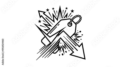 Sale and Discount Concept with Price Tag