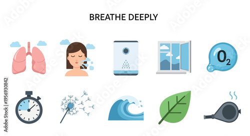 Breathe deeply relaxation techniques for health.
