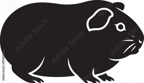 Vector illustration of a cartoon bear