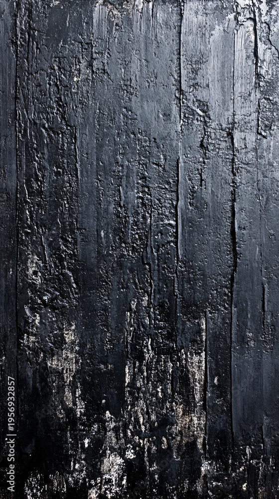 Obraz premium Dark abstract painting with textured charcoal background