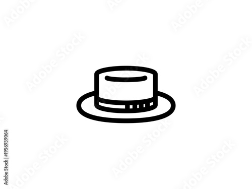 Travel Icon hat / トラベルアイコン帽子・旅行・観光・バケーション・シンプルベクター