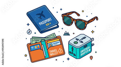 Travel documents and accessories.