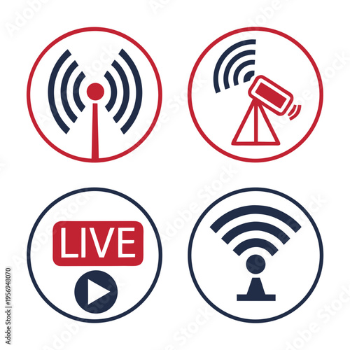 Live streaming and broadcasting wifi satellite microphone