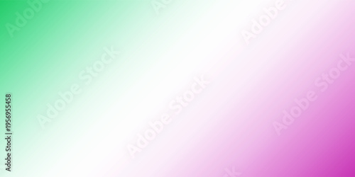 Abstract diagonal gradient blending vivid green and pink tones into a smooth, vibrant background. Versatile for web, presentation, wallpaper, or graphic design projects seeking a modern, colorful aest