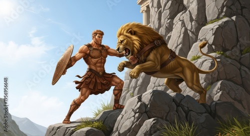 Hercules — Nemean Lion, Ancient Greece, Heroic