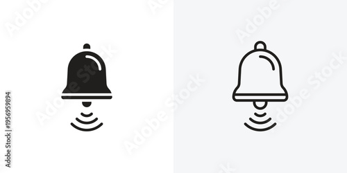 Bell ring vectors icons pack for apps and Ui Ux desigs