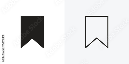 Bookmark vectors icons pack for apps and Ui Ux desigs