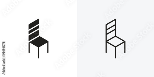 Chair vectors icons pack for apps and Ui Ux desigs